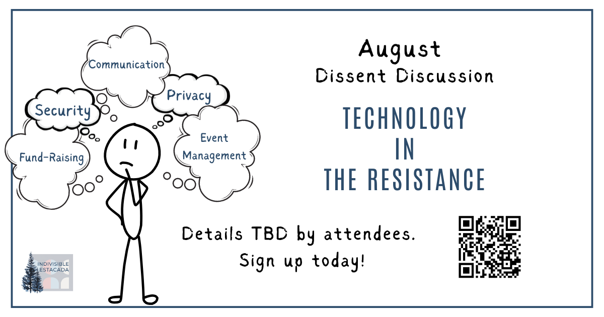 [August Dissent Discussion]